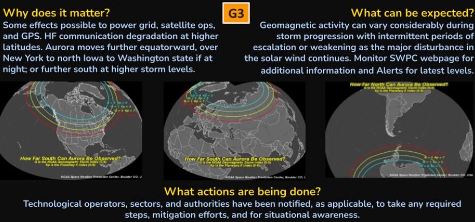 Northern Lights may be visible over Northern Virginia again tonight